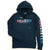 Hollister Clothes Hoodie Color: navy Material: Fabric Size: L